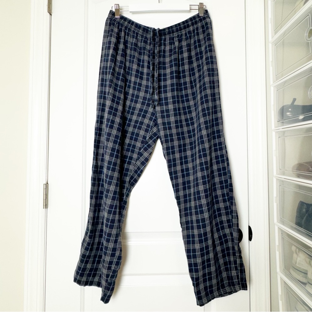 L L Bean Check Lounge Long Pants